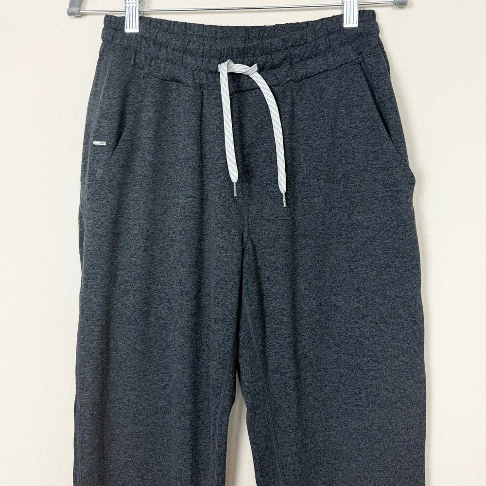 Vuori Ponto Performance Charcoal Heather Gray Tapered Leg Pant‎ Size Small